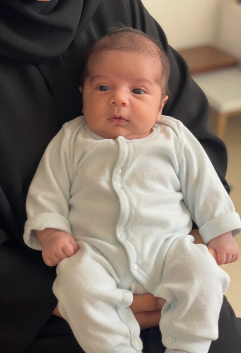 حمد ولد من السعودية عمره أقل من سنة